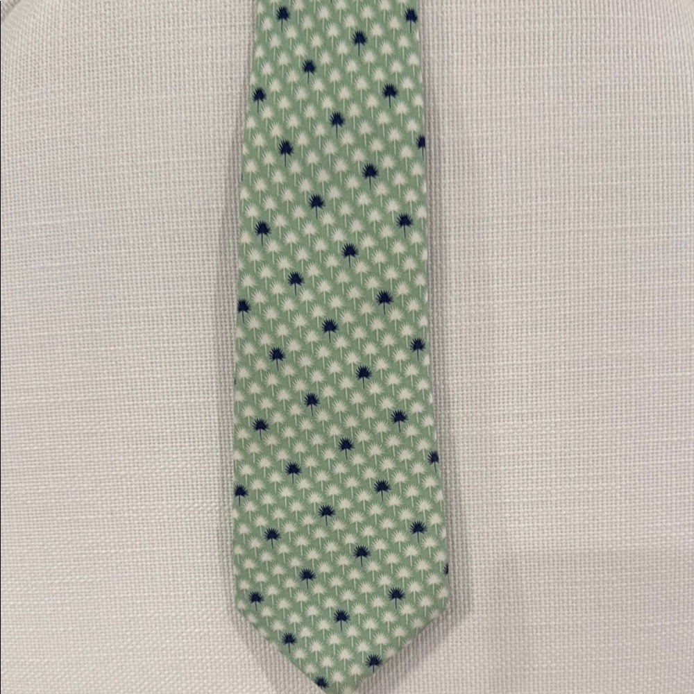 Vineyard Vines Green Patterned Men's Tie